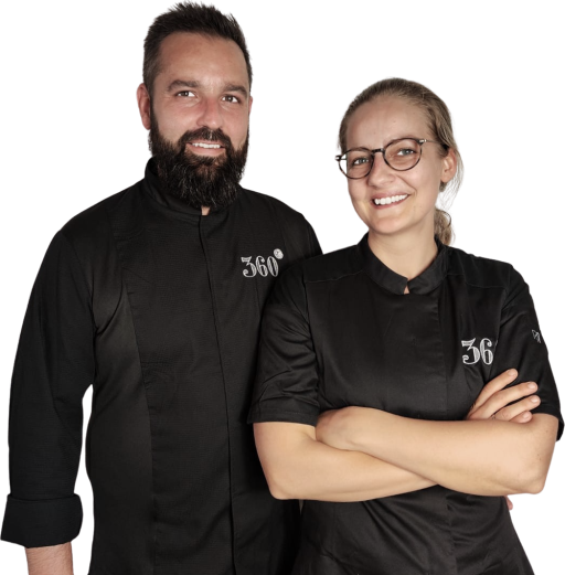 Fiona et Kévin, propriétaire de la pizzeria 360 DEGRÉS à Bergerac